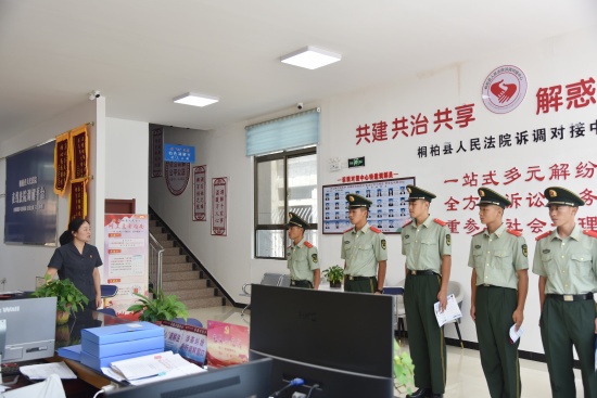 桐柏县法院:这场开放日架起军地连心桥