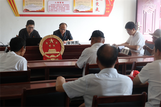 镇平县法院卢医法庭：“上门开庭”打通司法为民“最后一公里”