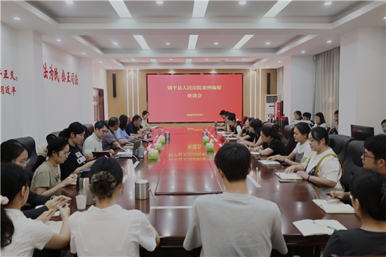镇平县法院召开案例编报工作座谈会