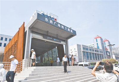 郑州火车站东西广场地下通道开通 步行用时缩短20分钟