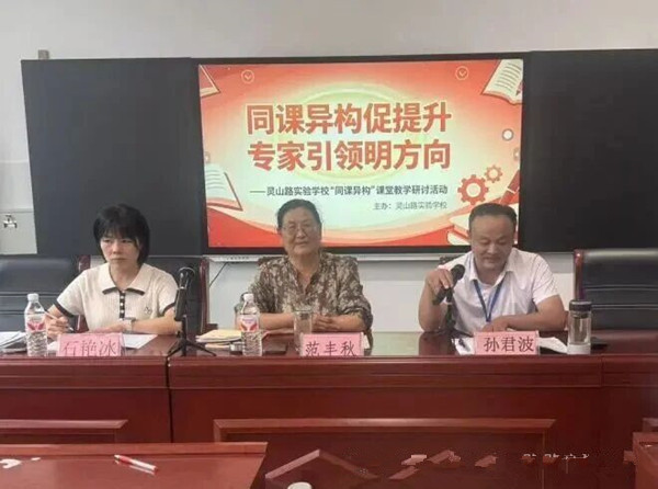 邓州市灵山路实验学校:同课异构促提升 专家引领明方向