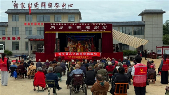 河南内乡：公益集市进乡村 便民服务暖民心