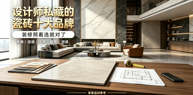 设计师私藏的瓷砖品牌,装修照着选就对了