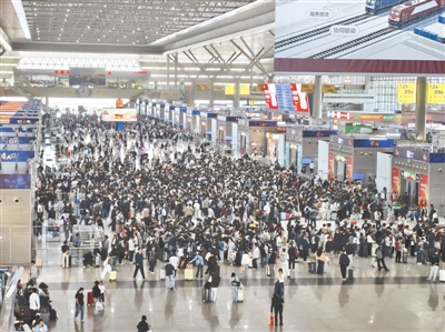 郑州铁路加开临客保障返程高峰 昨日发送旅客逾100万人次