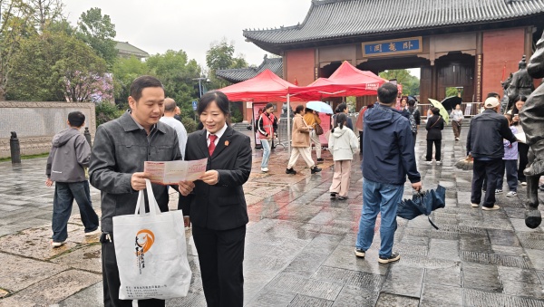 南阳卧龙区法院：司法服务进景区  法护文旅“不打烊”