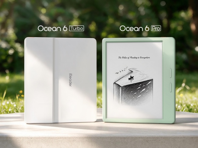 掌阅iReader Ocean 6 系列双旗舰登场:定义清晰阅读新标准