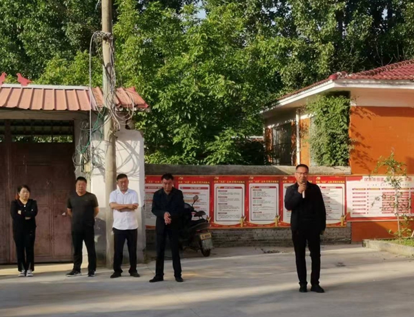 67西平县权寨镇开展人居环境整治五星支部创建多花黑麦草防治观摩会